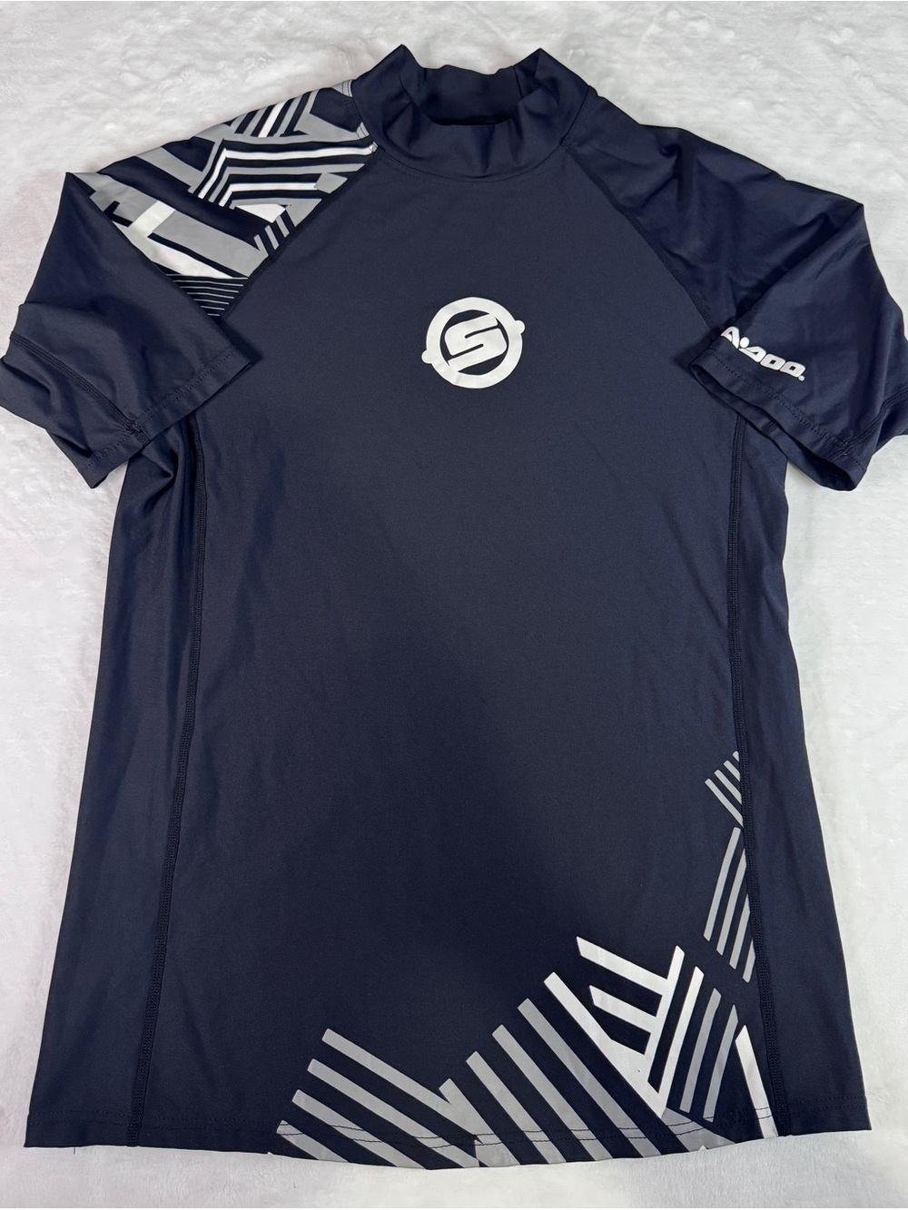 Sea-Doo BRP Men’s 2XL Short Sleeve Rash Guard Swim Shirt Navy UV